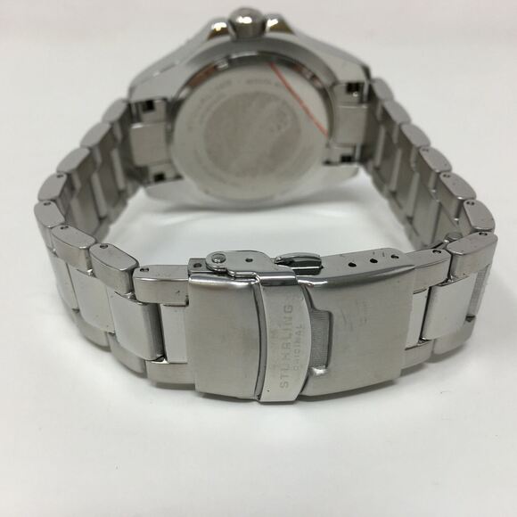 Men's Stuhrling Depthmaster 3940 Miyota Movement Diver Watch, Size 42mm - Silver - Picture 10 of 11